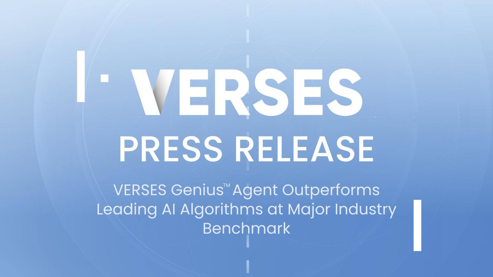 VERSES Genius™ Agent Outperforms Leading AI Algorithms at Major Industry Benchmark