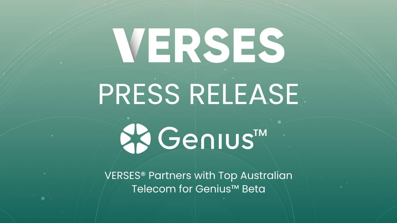 VERSES® Partners with Top Australian Telecom for Genius™ Beta